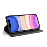 RFID Leather iPhone Magnetic Flip Cover Wallet Case