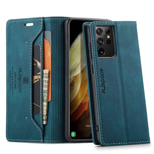 Samsung Galaxy Magnetic Flip Cover Wallet Cases RFID flip leather Samsung Galaxy Case Styleeo