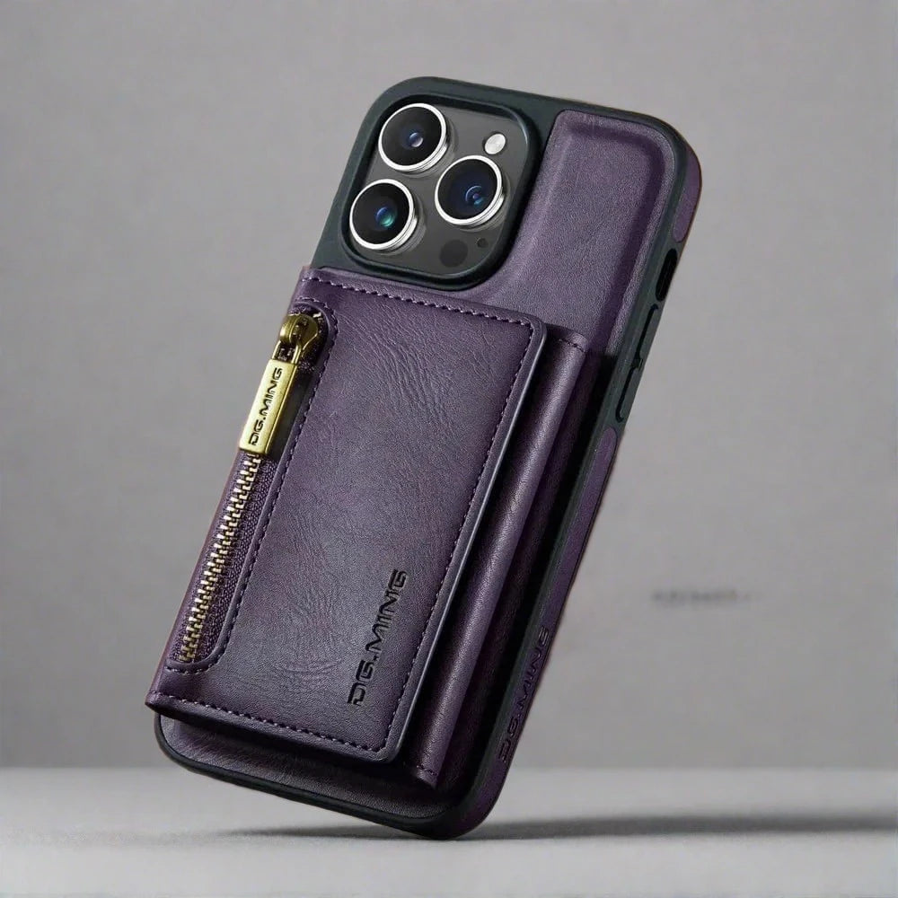iPhone cardholder case-purple-styleeo