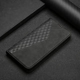 Samsung Galaxy A Series Rhombus Pattern Wallet Case A52 5G / Black Styleeo