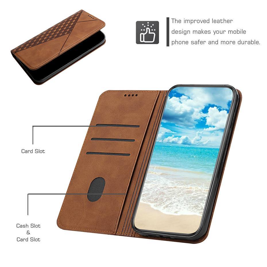 Samsung Galaxy A Series Rhombus Pattern Wallet Case Styleeo