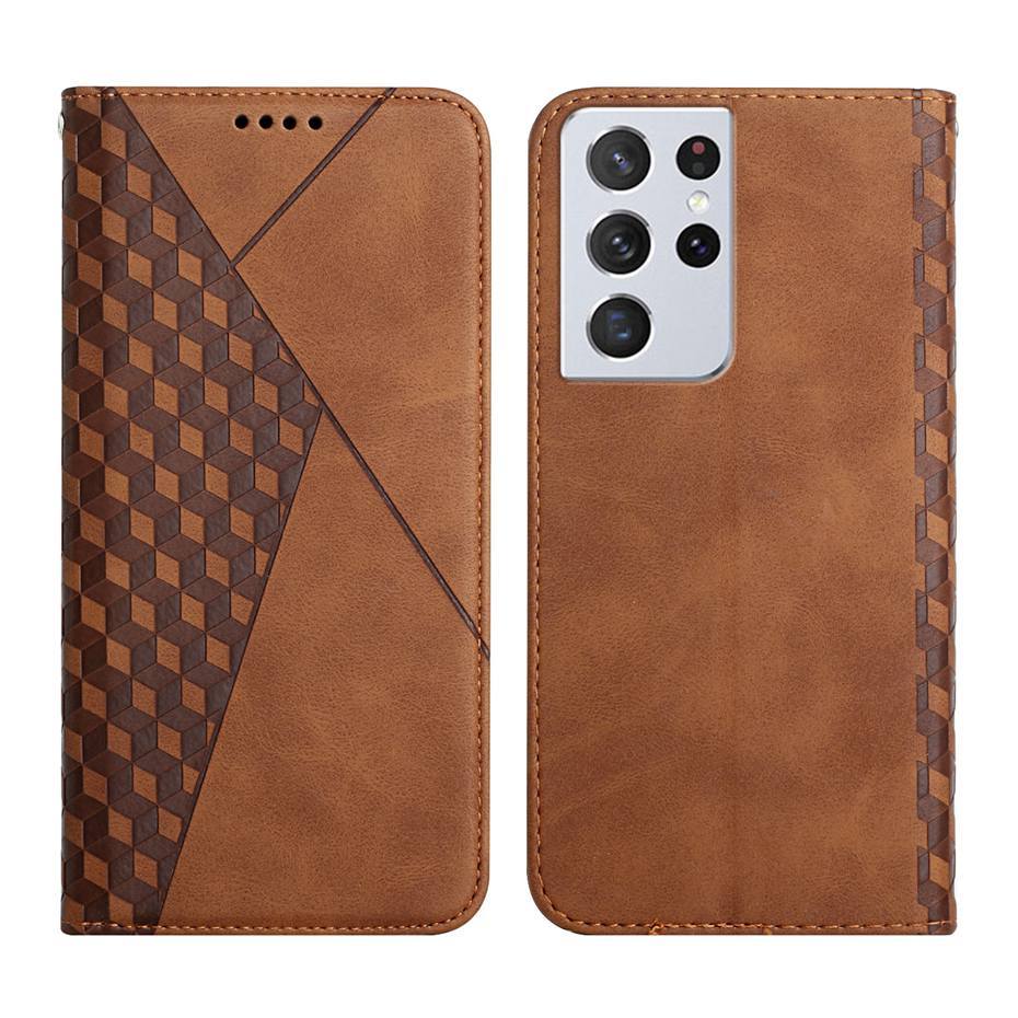 Samsung Galaxy A Series Rhombus Pattern Wallet Case Samsung Galaxy A Series Wallet Case Styleeo