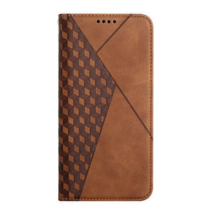 Samsung Galaxy A Series Rhombus Pattern Wallet Case Samsung Galaxy A Series Wallet Case Styleeo