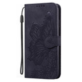 Samsung Galaxy A Series Butterfly Leather Wallet Case for Galaxy A51 4G / Black Butterfly Leather wallet case for Samsung Galaxy A Series Styleeo