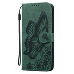 Samsung Galaxy A Series Butterfly Leather Wallet Case for Galaxy A51 4G / Green Butterfly Leather wallet case for Samsung Galaxy A Series Styleeo