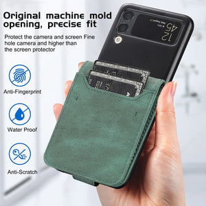 Samsung Galaxy Z Flip 3 5G Card Slot Leather Wallet Case Samsung Z Flip 3 Wallet Case Styleeo