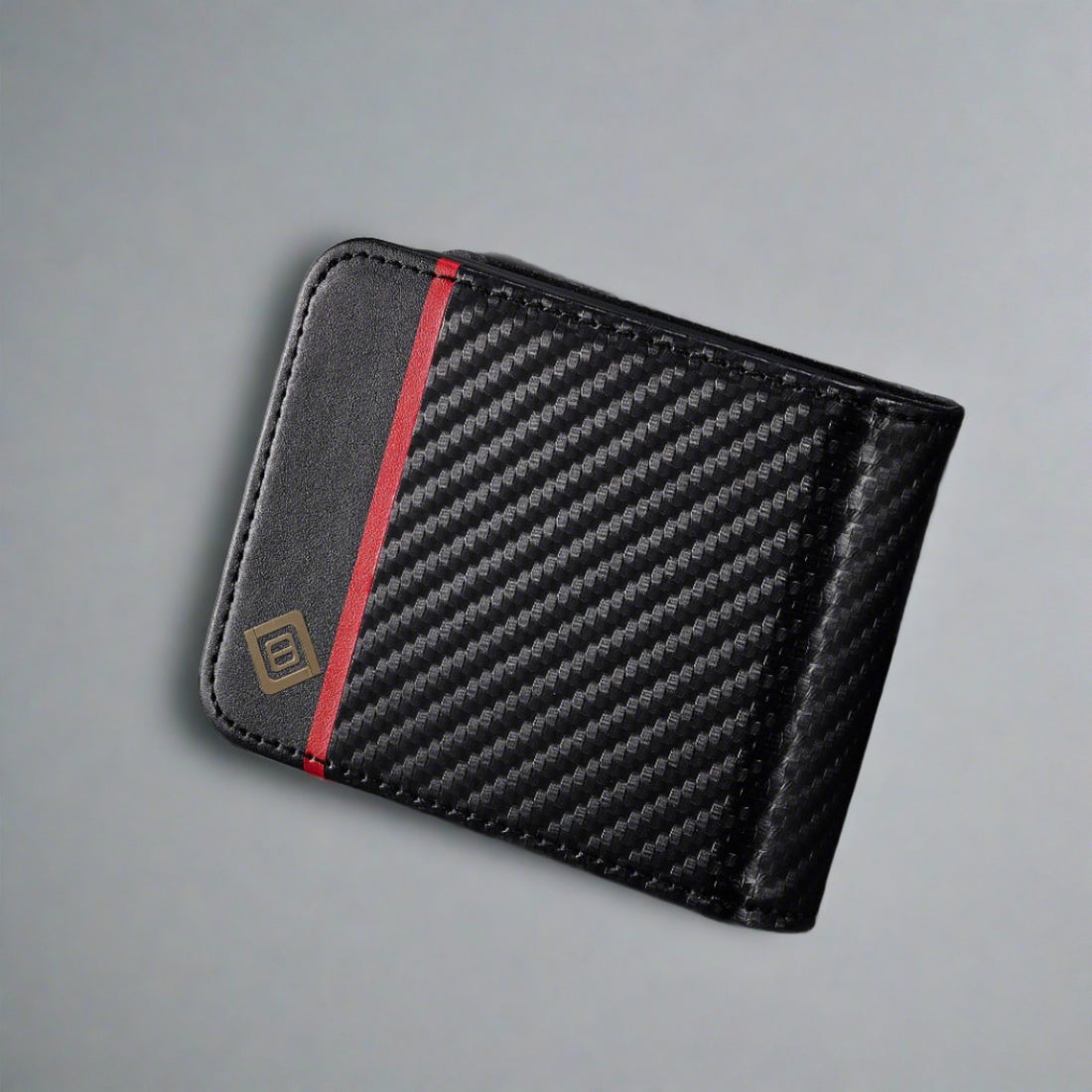 Carbon Fiber Leather Cardholder Wallet Case For Samsung Galaxy Z Flip 5/Flip 4/Flip 3 5G Styleeo