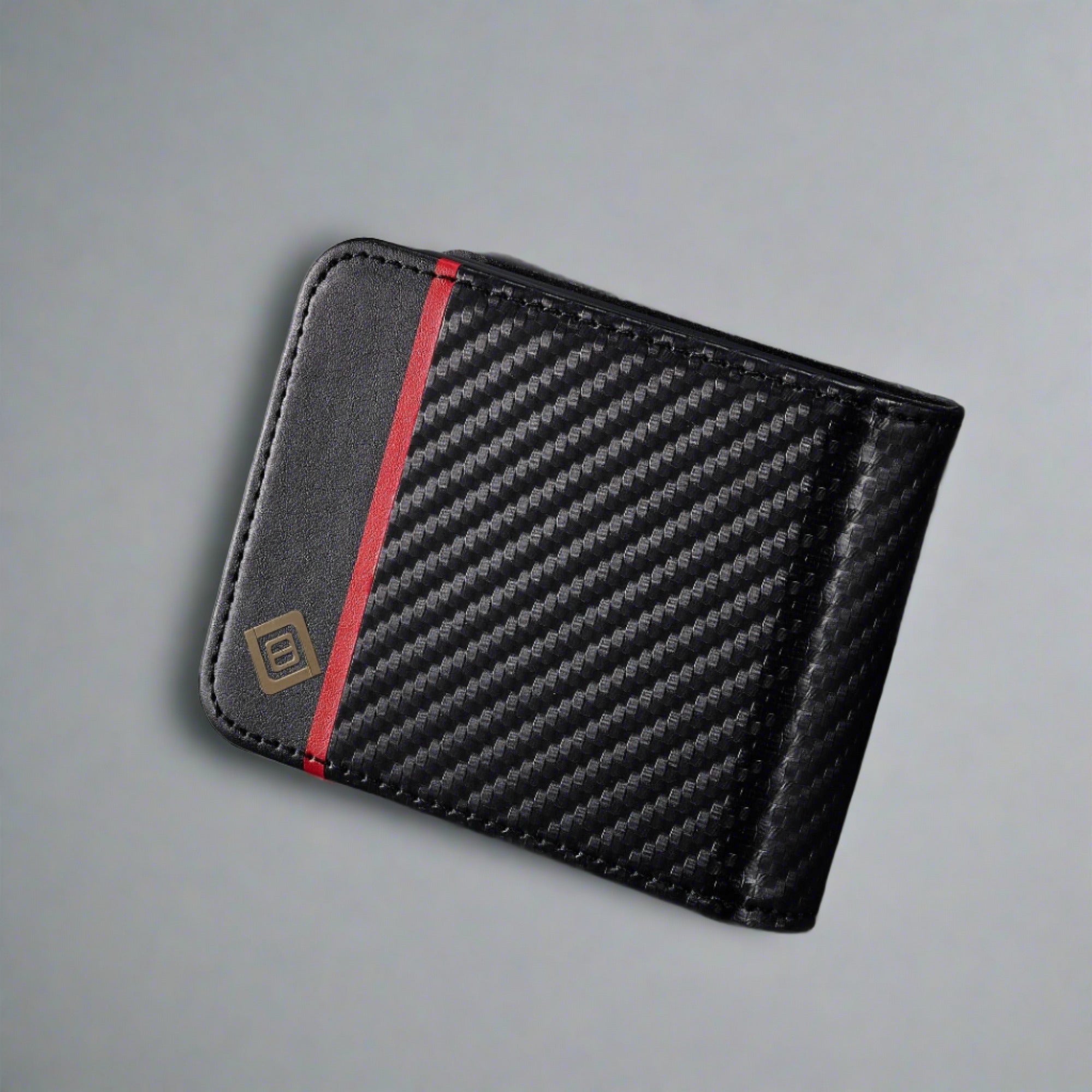 Carbon Fiber Leather Cardholder Wallet Case For Samsung Galaxy Z Flip 5/Flip 4/Flip 3 5G Samsung Z Flip 5 / Black 1 Carbon Fiber wallet case for flip 5/flip4/flip 3 Styleeo