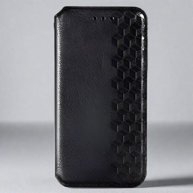Étui portefeuille à rabat en cuir gaufré pour Samsung Galaxy