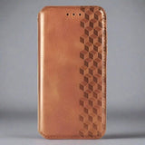 Samsung Phone Case | Leather Embossed Magnetic Wallet Cardholder