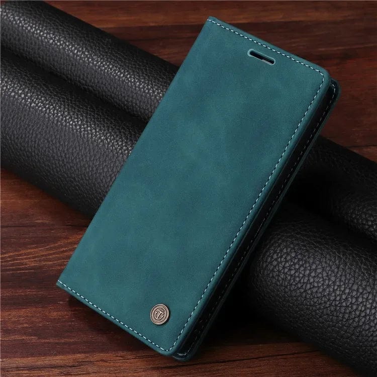 Samsung Flip Wallet Case-Blue-Styleeo