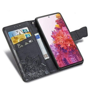 Butterfly Samsung Galaxy Leather Wallet Cases Butterfly Leather wallet case for Samsung Galaxy Styleeo