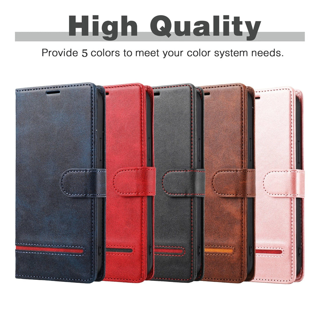 Cardholder Flip Leather Wallet Case For Samsung Galaxy Samsung Galaxy Leather Wallet Case Styleeo