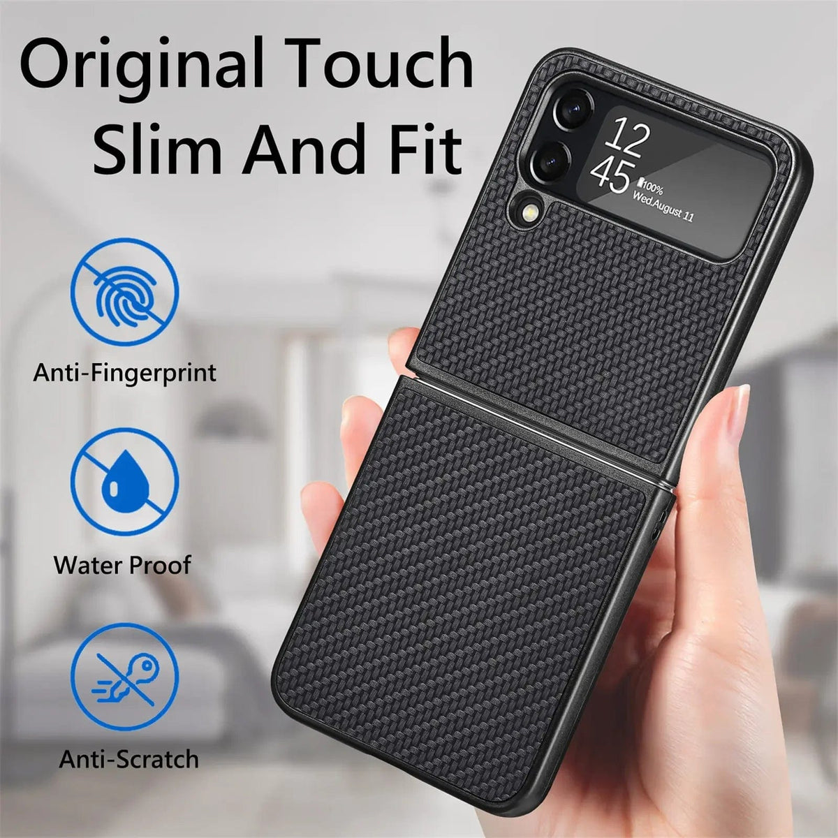 Samsung Z Flip Carbon Fiber Case