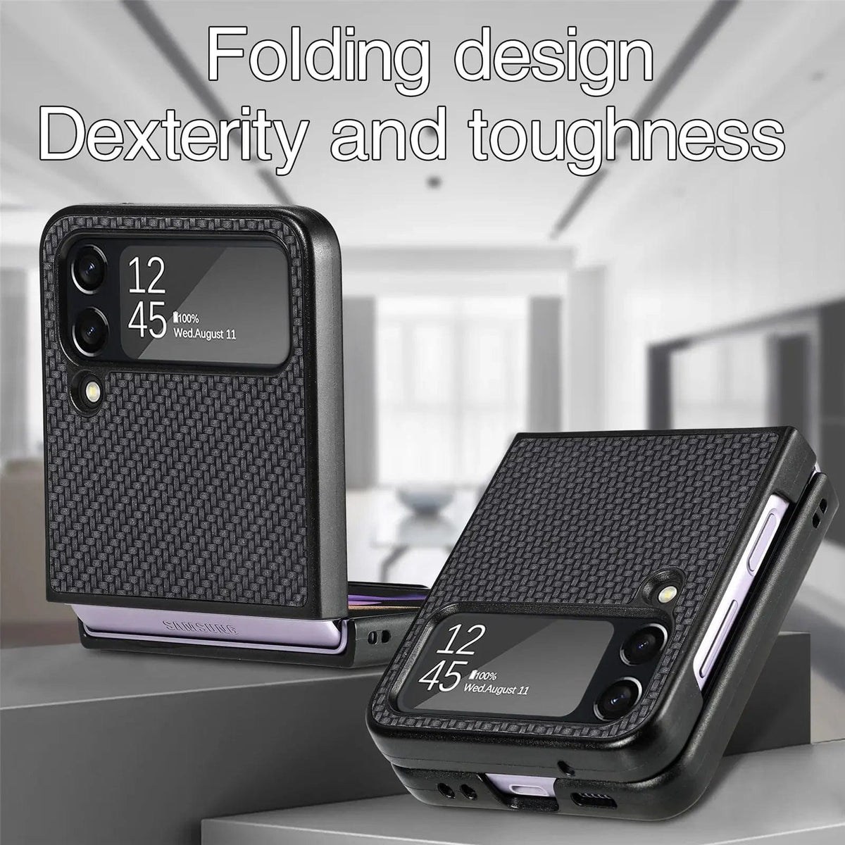 Samsung Z Flip Carbon Fiber Case