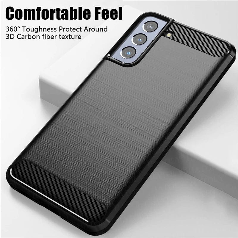 Shockproof Carbon Fiber Samsung Galaxy Phone Case