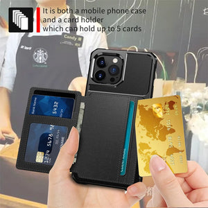 Shockproof Cardholder Case For iPhone 15/15Pro/15ProMax/15Plus Cardholder Case For iPhone 15 Styleeo