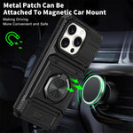 Shockproof iPhone Magnetic Ring Cardholder Case