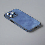 Shockproof Leather Case For iPhone 14/13/12 For iPhone14 Pro Max / Light Blue Sheepskin cases for iPhone 14/13/12 Styleeo