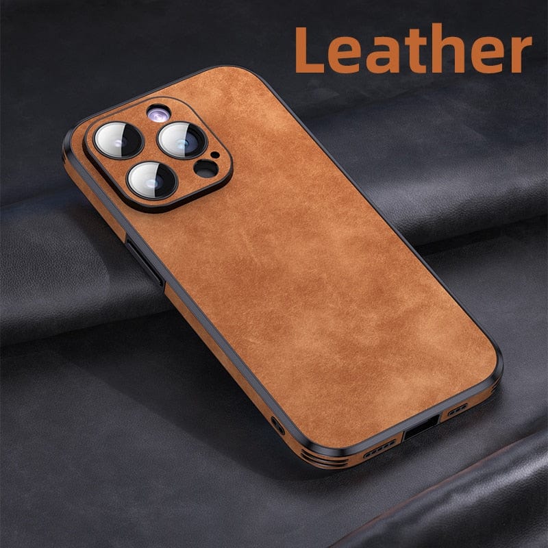 Shockproof Leather Case For iPhone 14/13/12 Sheepskin cases for iPhone 14/13/12 Styleeo