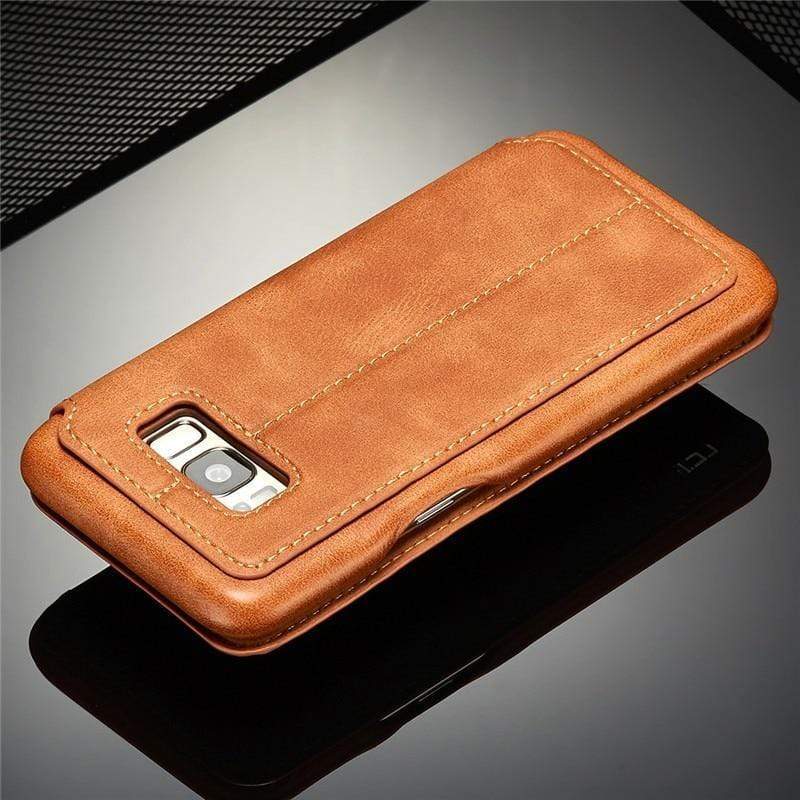 Retro Slim Leather Case for Samsung Galaxy Slim Leather Case For Samsung Galaxy Styleeo