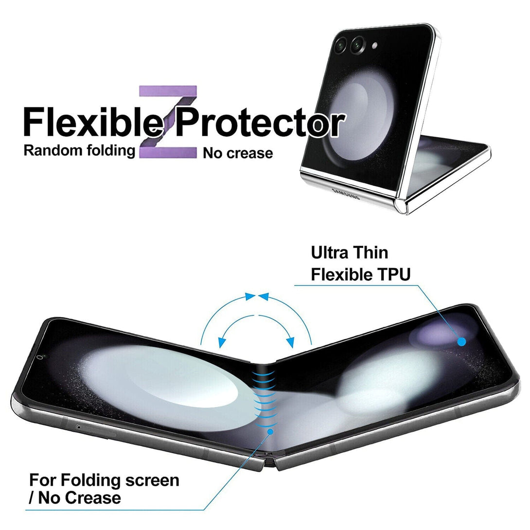 Soft TPU Hydrogel Screen Protector Film for Samsung Galaxy Z Flip 5 Protective Film for Samsung Galaxy Z Flip 5 Styleeo