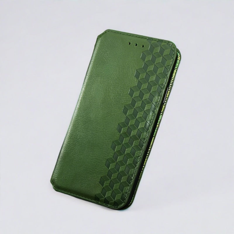 Magnetic Flip Leather Case for Google Pixel 6/5/4/7 For Pixel 6 Pro / Green Leather Case for Google Pixel 6/5/4/7 Styleeo