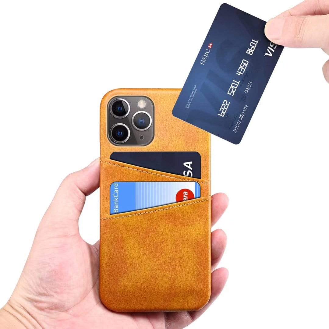 iPhone 13, 12 , 11 Leather Cardholder Case Styleeo