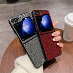 Stylish Leather Samsung Galaxy Z Flip Case