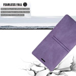 Suede Leather iPhone Magnetic Flip Cover Cardholder Wallet Case