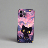 Van Gogh Cat Starry Sky Shockproof iPhone 13/12/11 Case