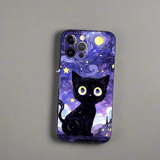 Van Gogh Cat Starry Sky Shockproof iPhone 13/12/11 Case