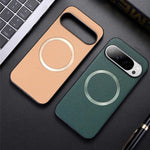 Wireless Charging Google Pixel Litchi Pattern Leather Case