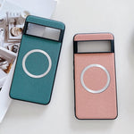 Wireless Charging Google Pixel Matte Leather Case