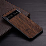 Wood Pattern Leather Case For Google Pixel 7/7Pro/7A Pixel 7 / Coffee Wood Pattern Leather Case For Google Pixel 7 Styleeo