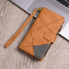 Zipper Leather Wallet Case For Samsung Galaxy S22/S21/S20 FE For Galaxy S21 FE / Brown Styleeo