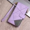 Zipper Leather Wallet Case For Samsung Galaxy S22/S21/S20 FE For Galaxy S21 FE / Purple Styleeo
